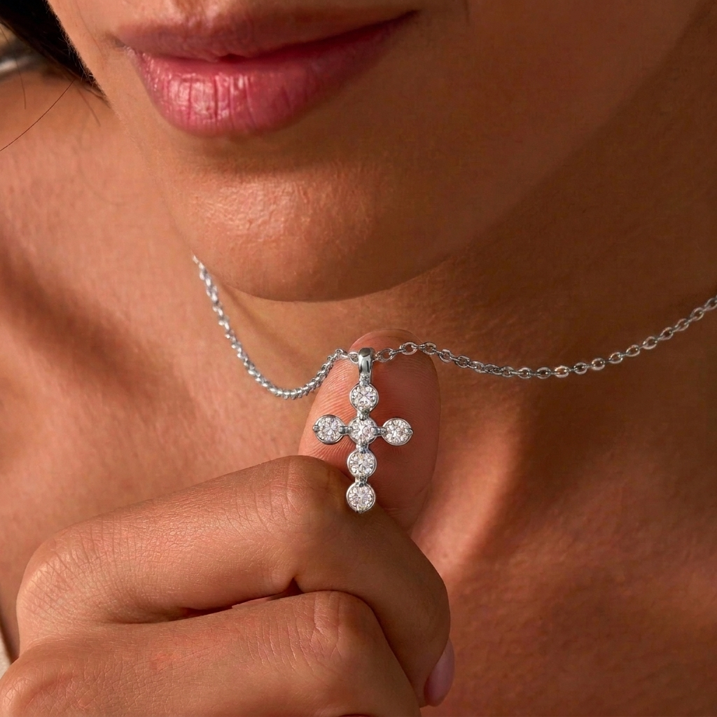 Starlight Cross Necklace
