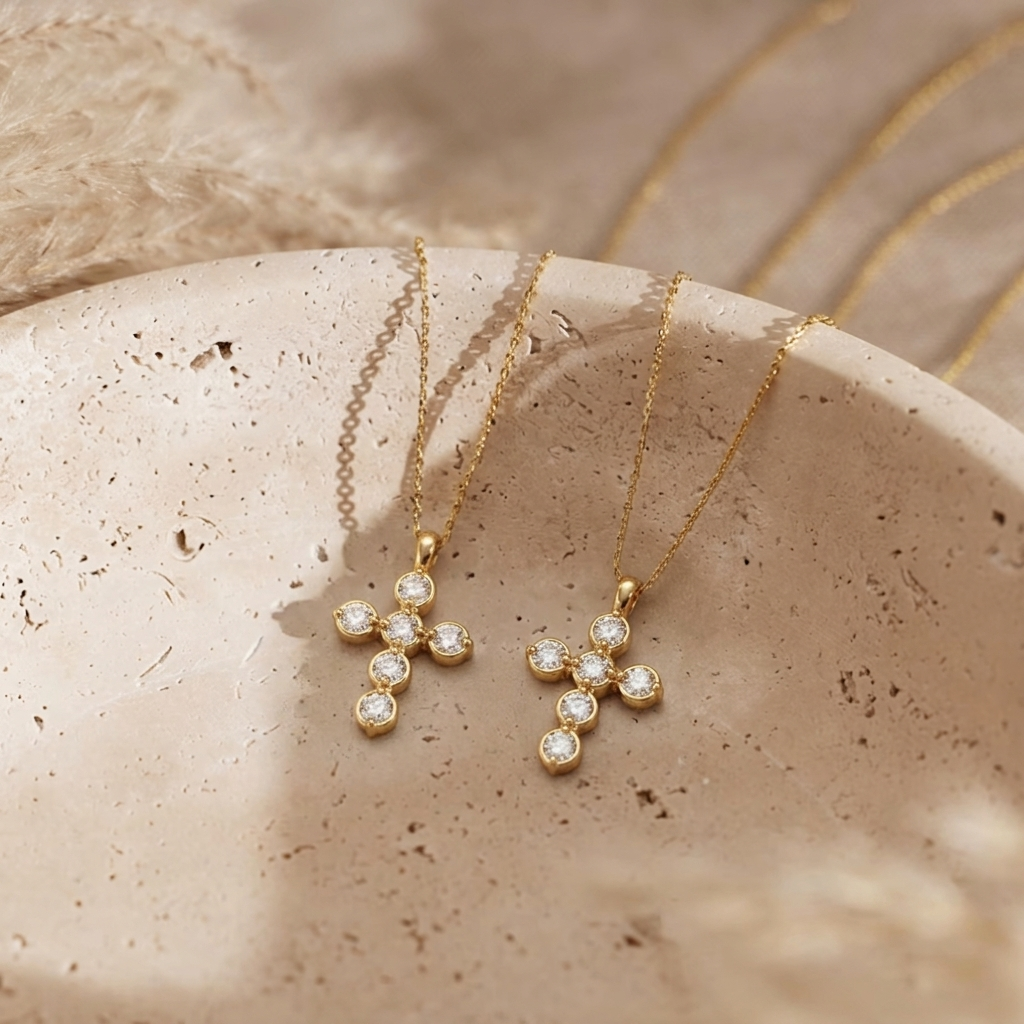 Starlight Cross Necklace
