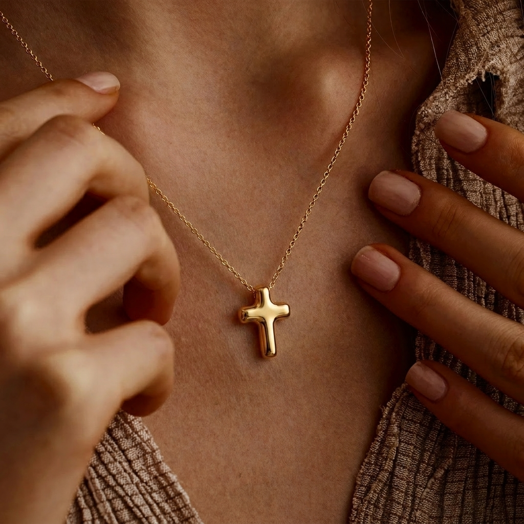 Mini Cross Necklace