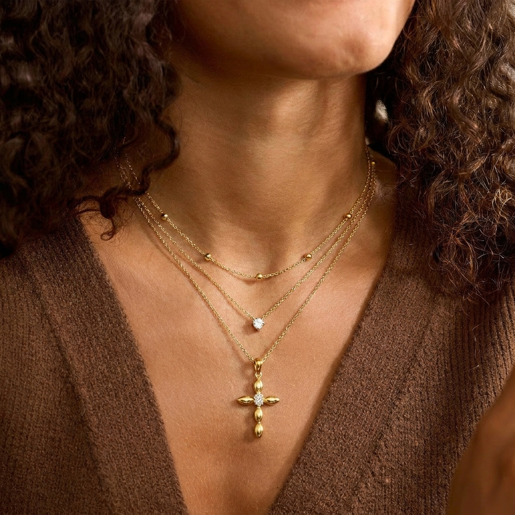 Trinity Layered Necklace