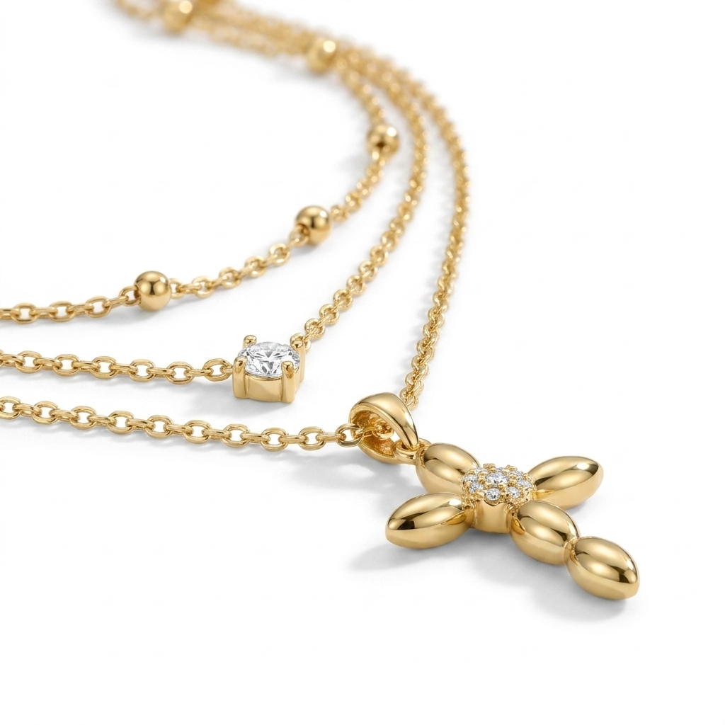 Trinity Layered Necklace