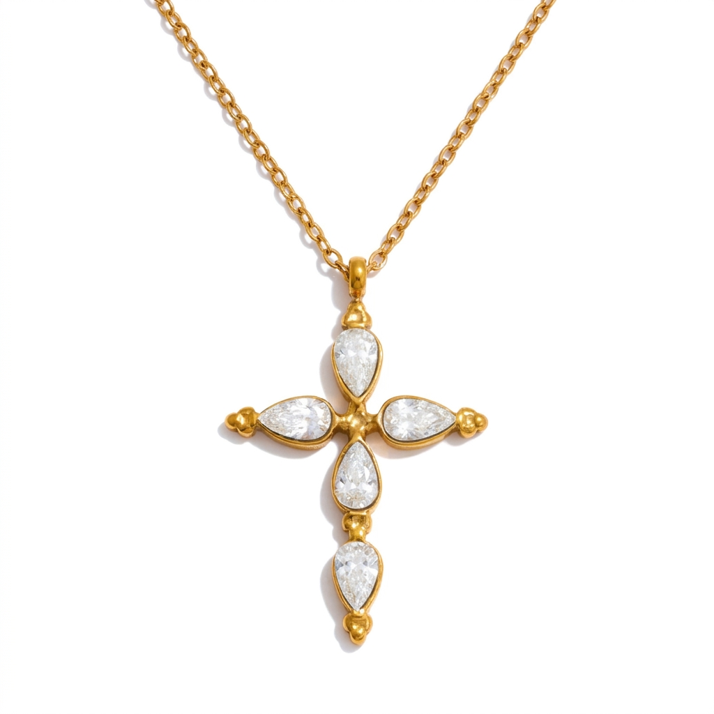 Heavenly Cross Necklace