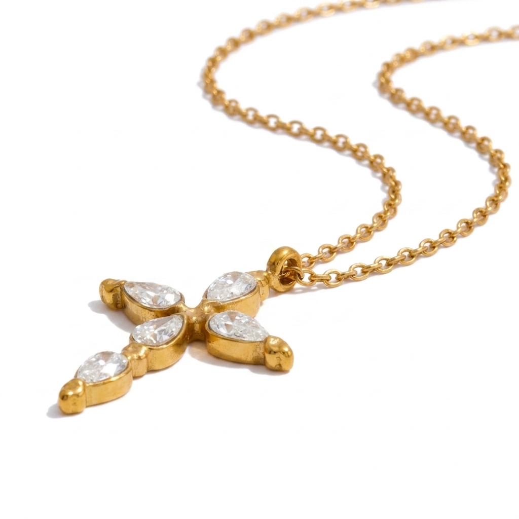 Heavenly Cross Necklace