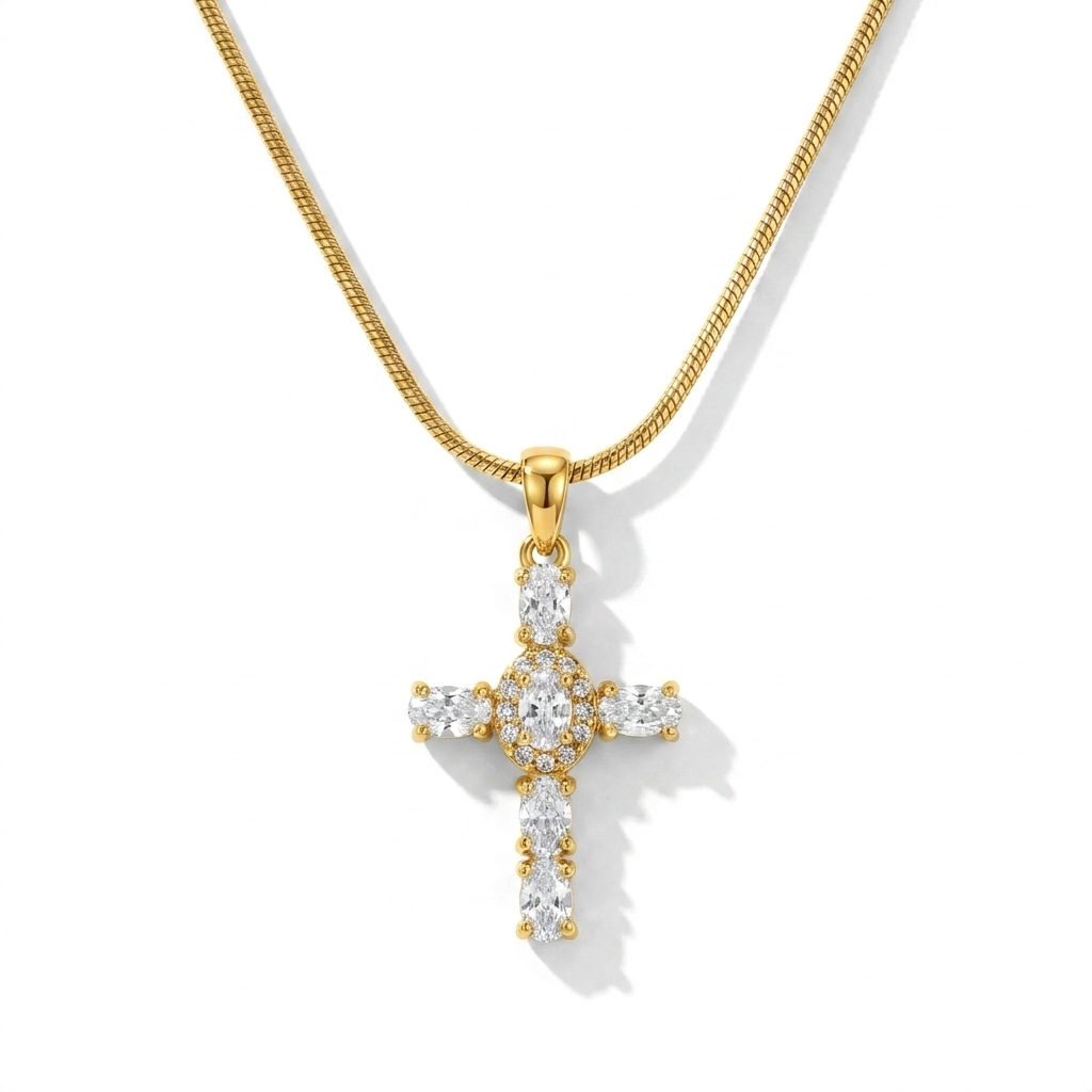 Divine Cross Necklace
