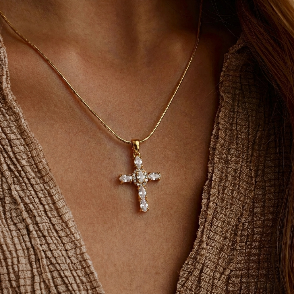 Divine Cross Necklace