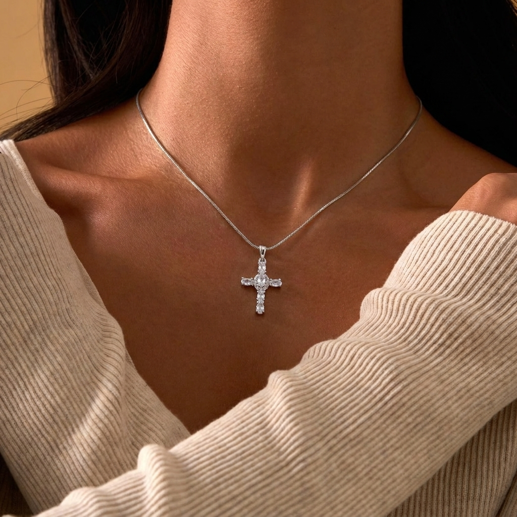 Divine Cross Necklace