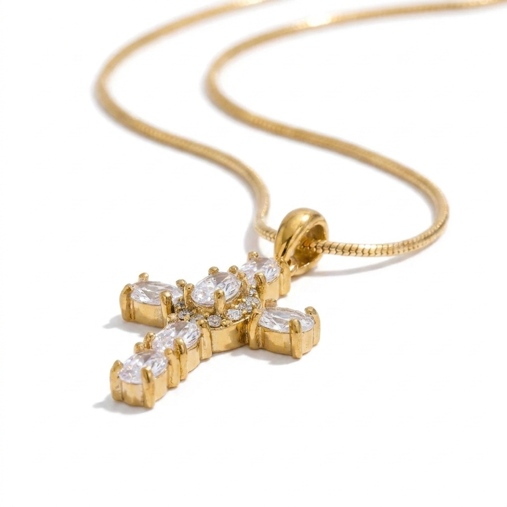 Divine Cross Necklace