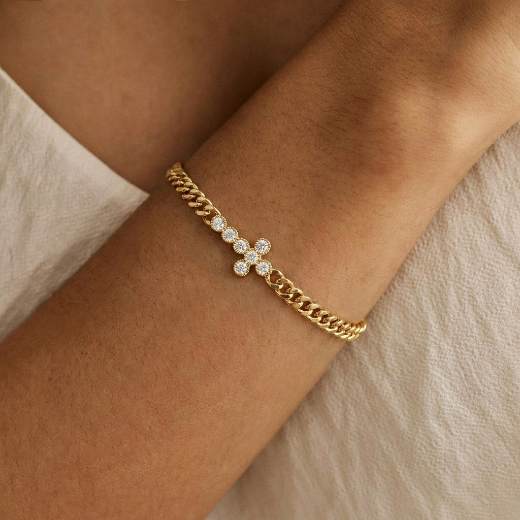 Eliza Cross Bracelet