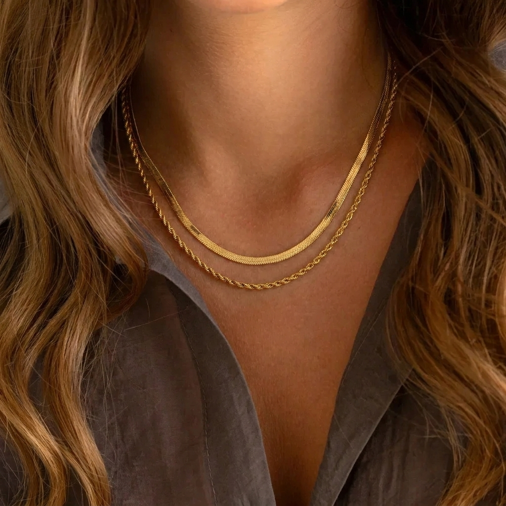 Minimal Layered Necklace