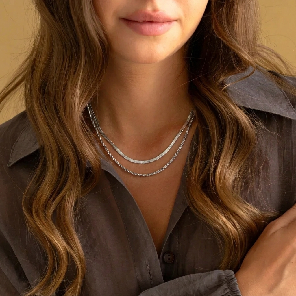 Minimal Layered Necklace