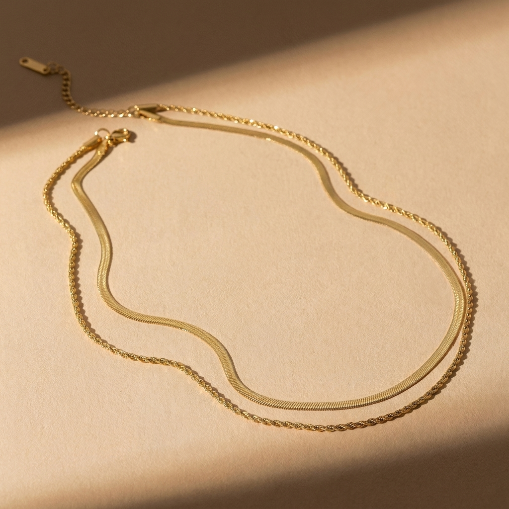 Minimal Layered Necklace