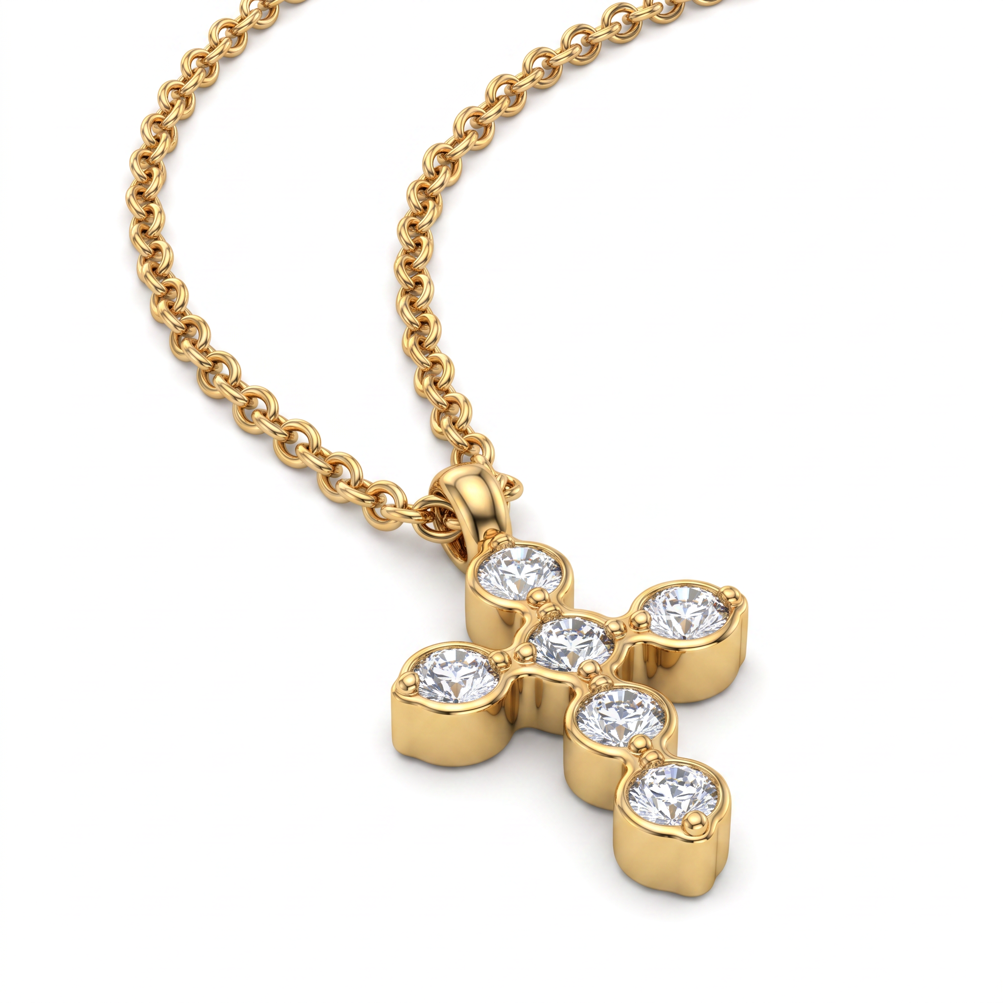 Starlight Cross Necklace