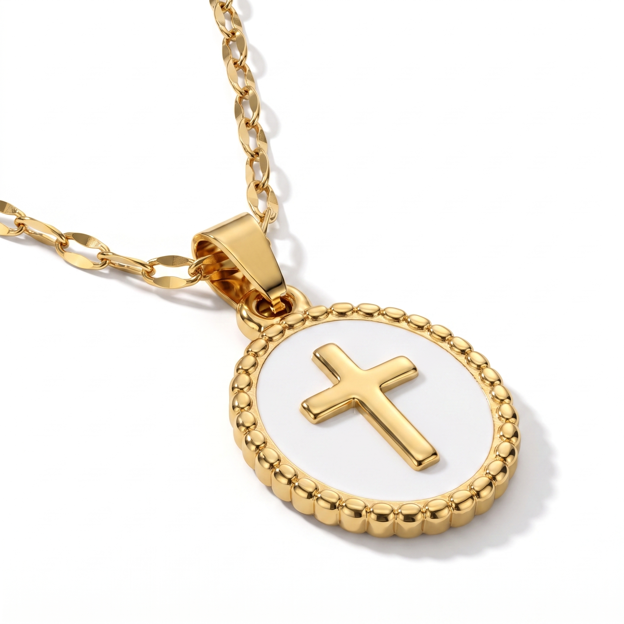 Pastel Cross Necklace