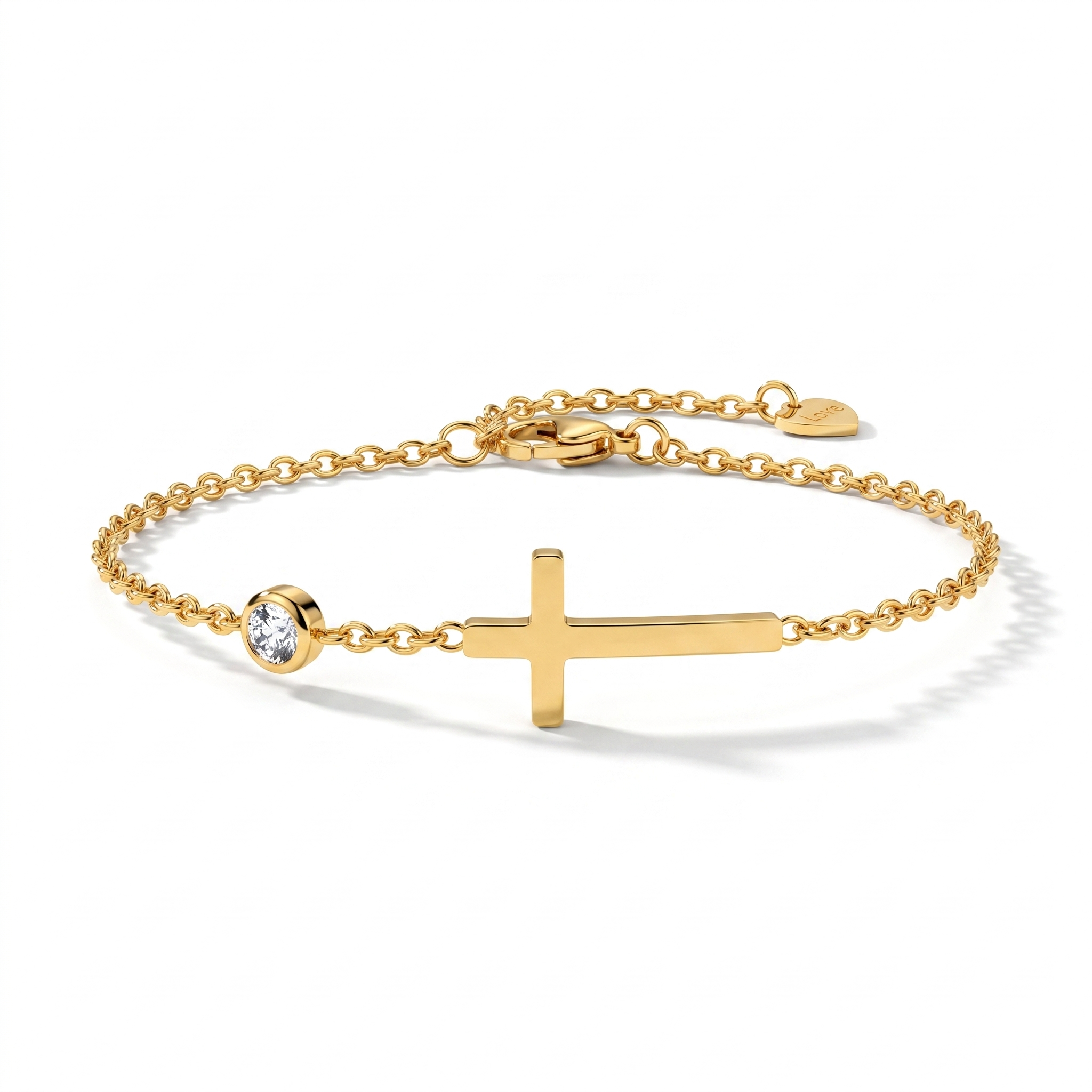 Classic Cross Charm Bracelet