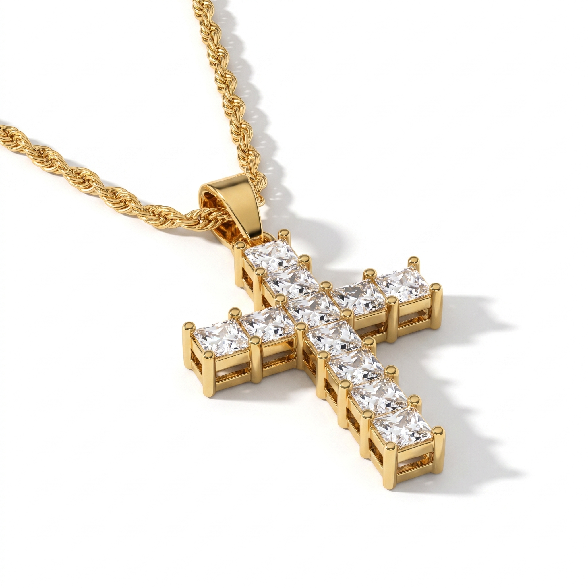 Prism Cross Necklace