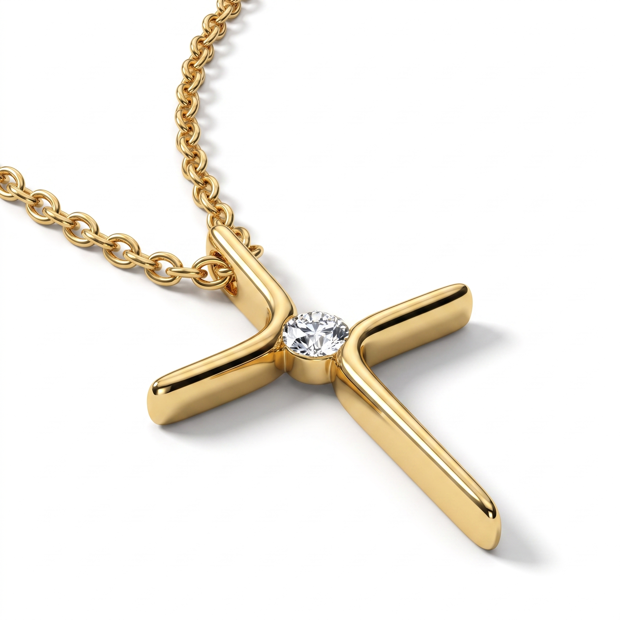 Core Cross Necklace