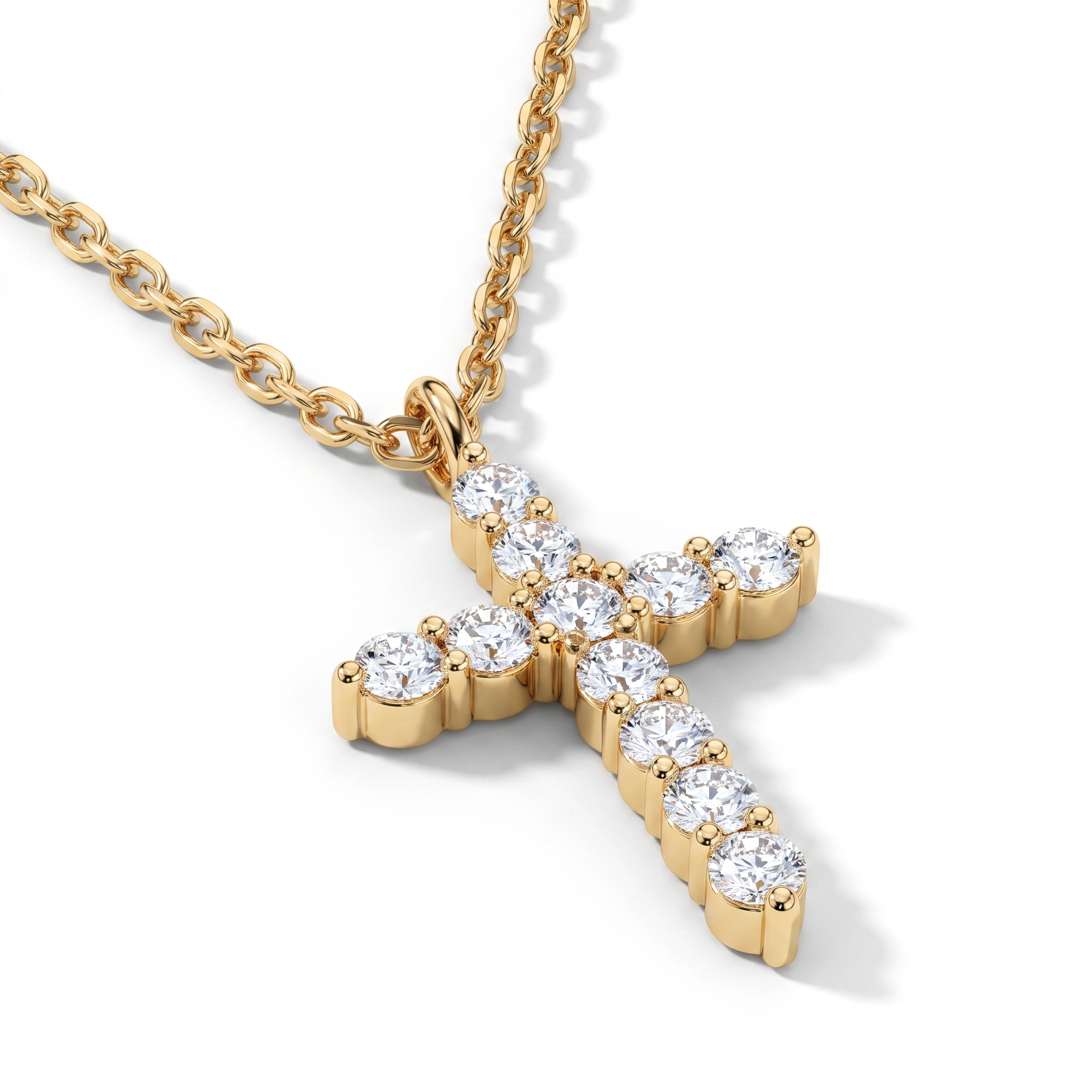 Crystal Cross Necklace