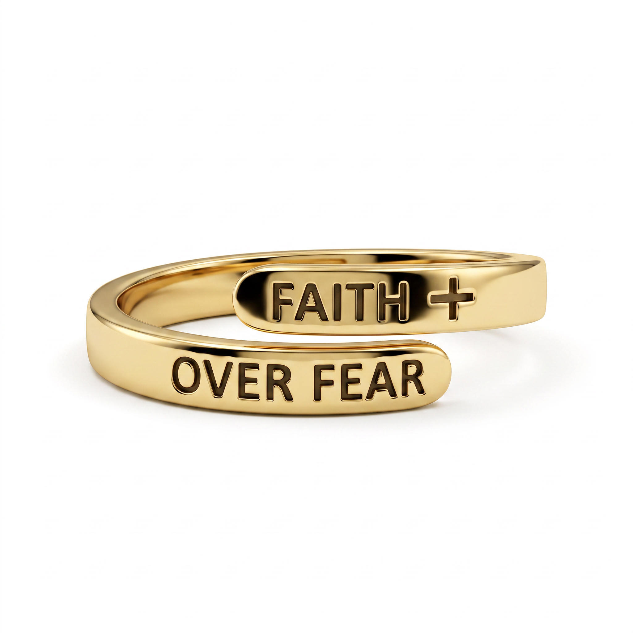 Faith Over Fear Ring