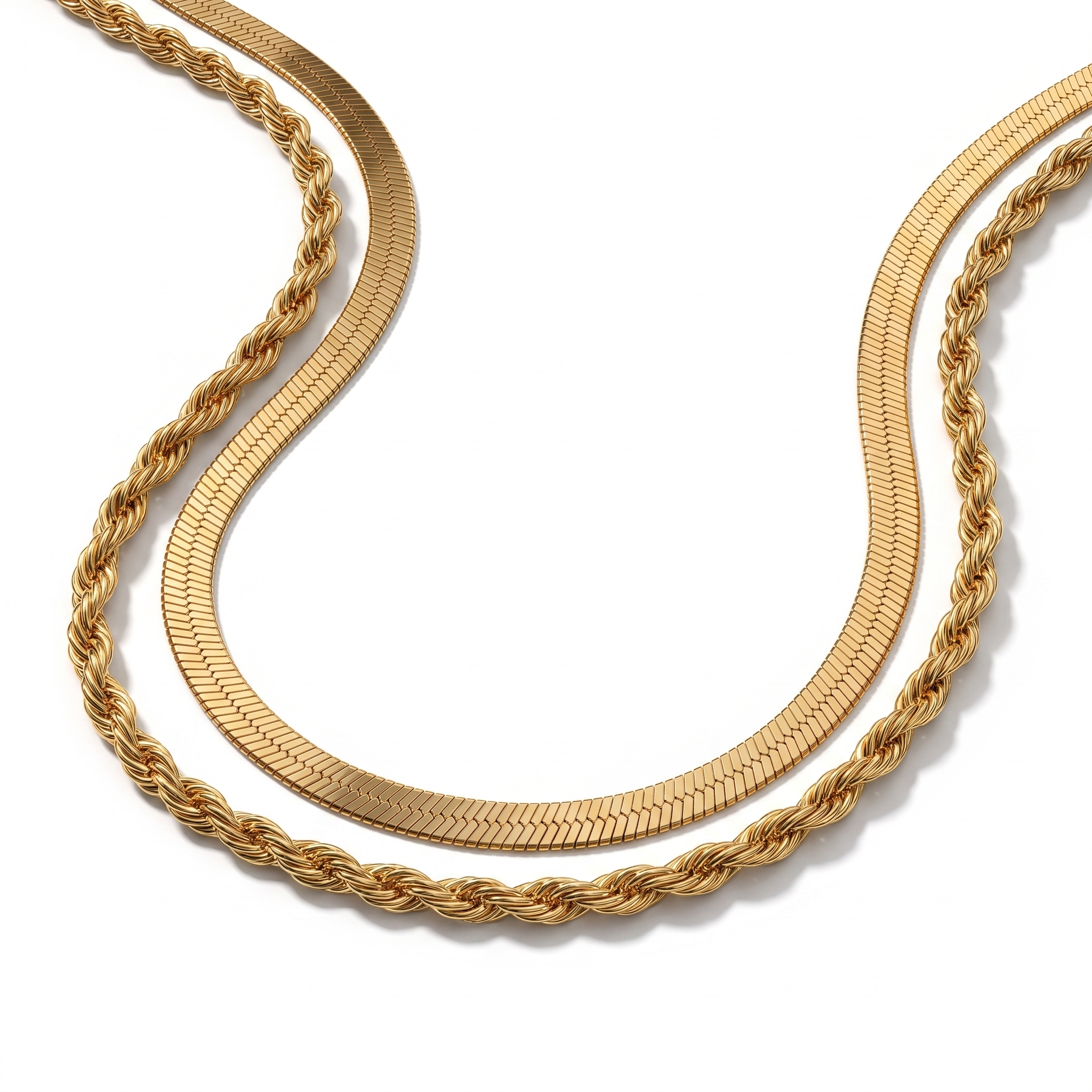 Minimal Layered Necklace