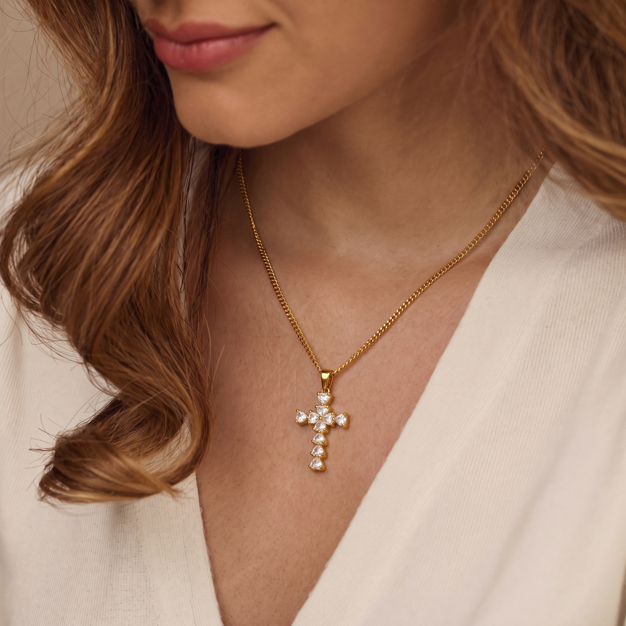 Adore Cross Necklace