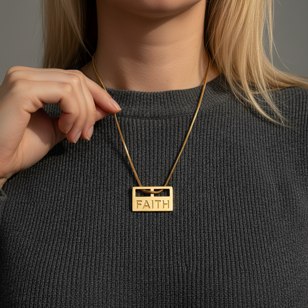 Faith Tag Necklace